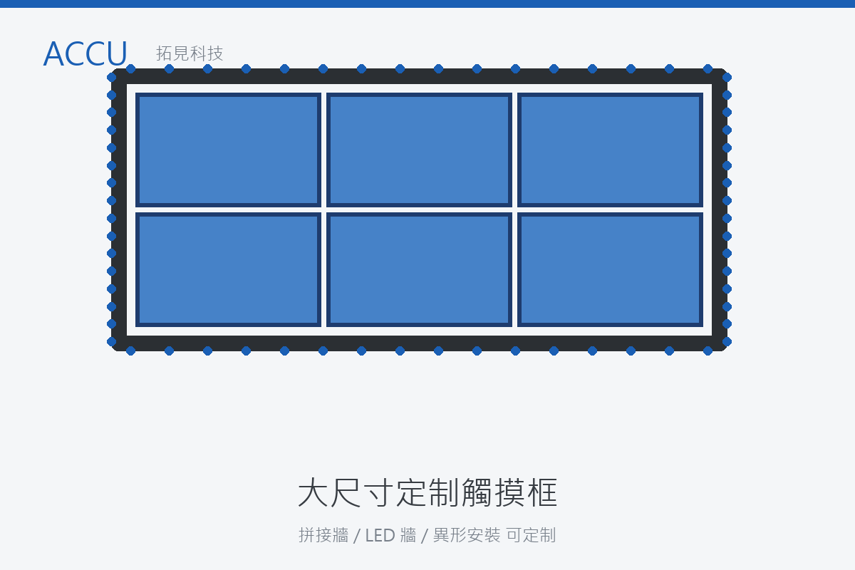 Large-Size Custom IR Touch Frame